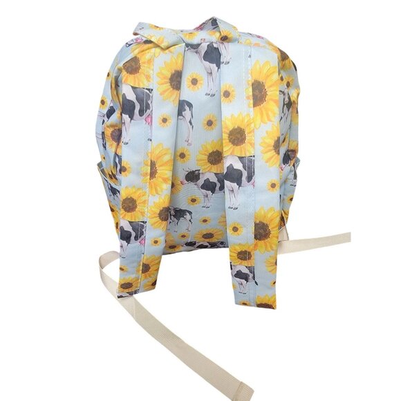 Cows and Sunflowers Yellow‎ Flower Girls Backpack - Picture 6 of 15